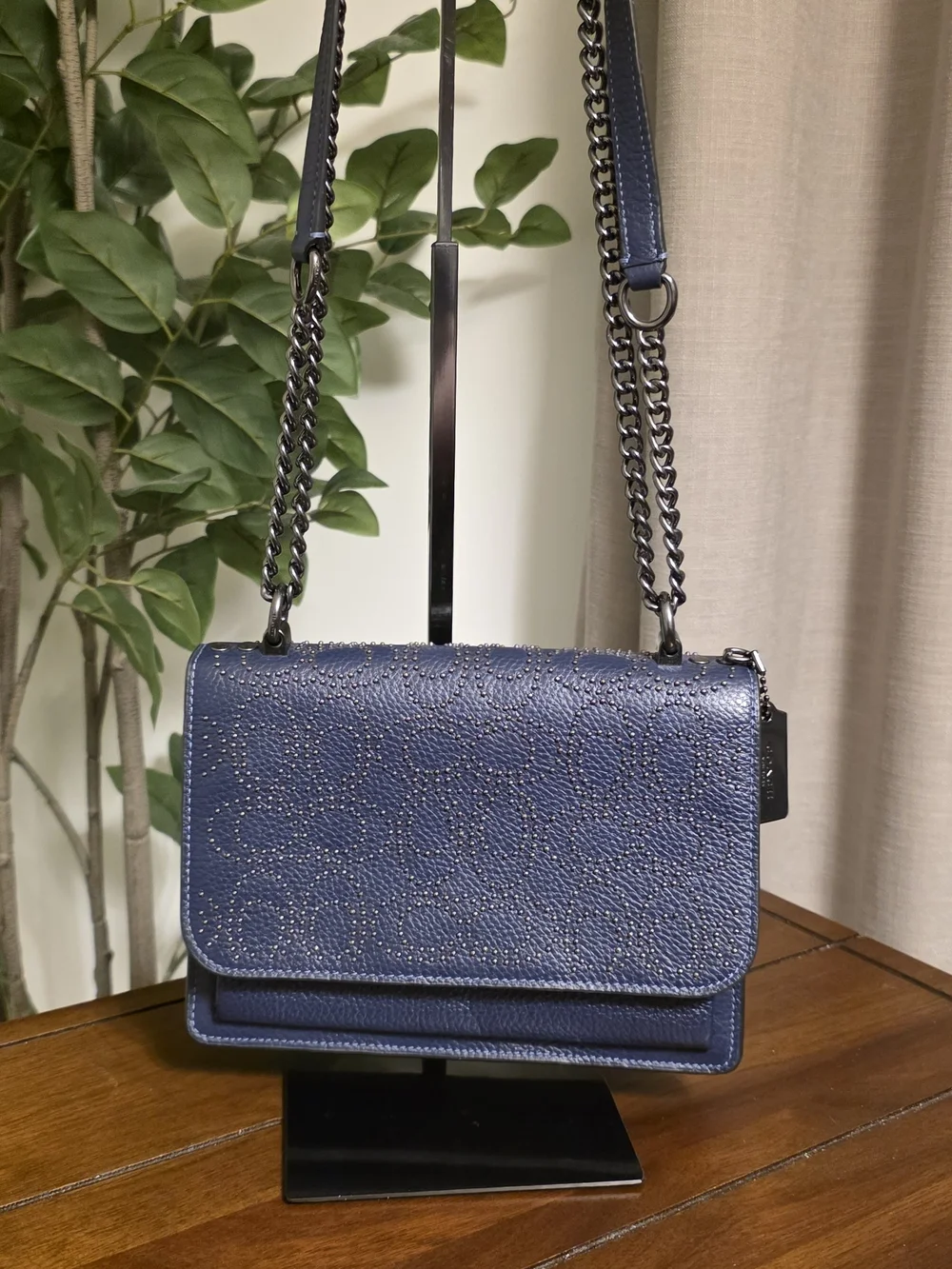 Coach Klare Navy Stud Crossbody or Shoulder Bag